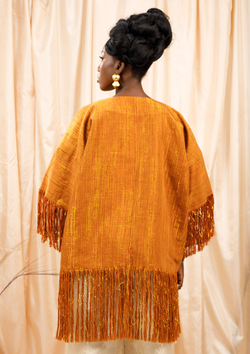 Nanyamka Belted Embroidered Duster Coat Aya Morrison