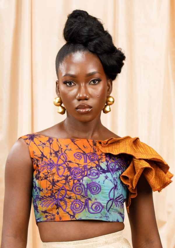 Dzifa Crop Top Ruffle Aya Morrison