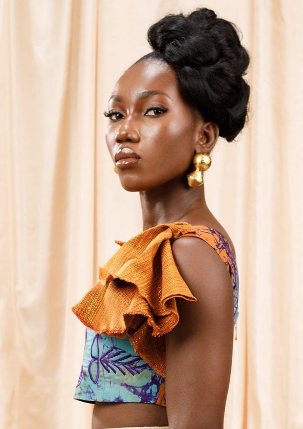 Dzifa Crop Top Ruffle Aya Morrison