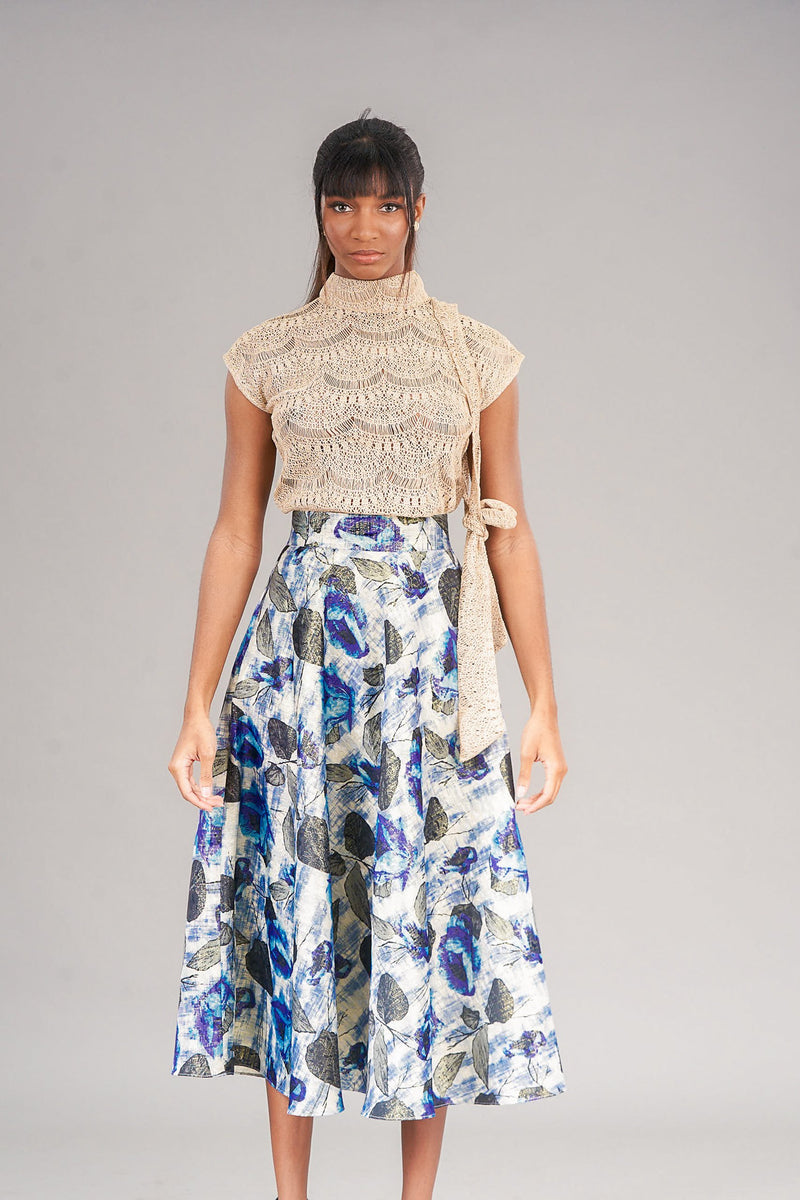 Afriyie Classic Circle Midi Skirt w/ Pockets | Aya Morrison