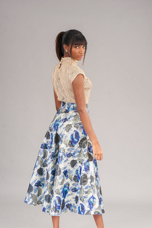 Afriyie Classic Circle Midi Skirt w/ Pockets ayamorrison
