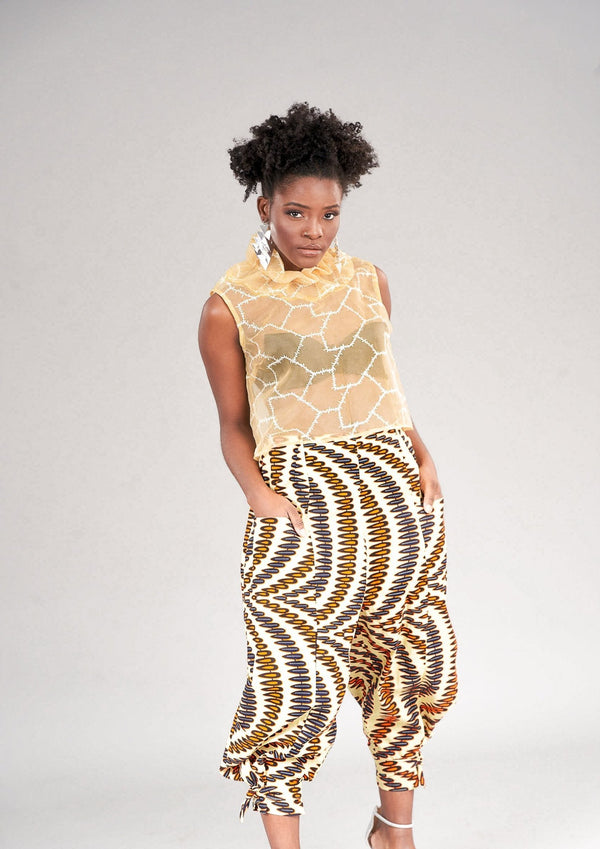 Akasi Rusched Neck Blouse ayamorrison