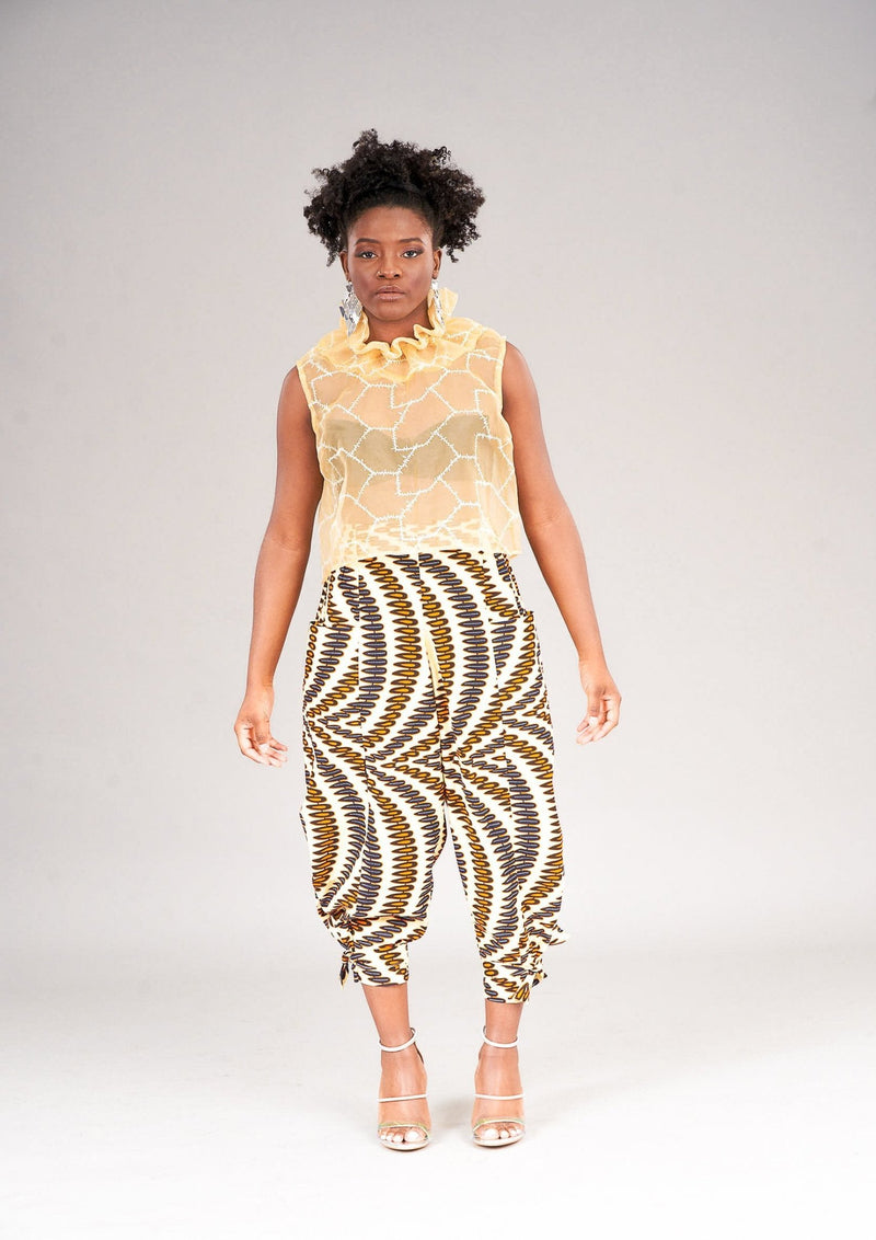 Akasi Rusched Neck Blouse ayamorrison