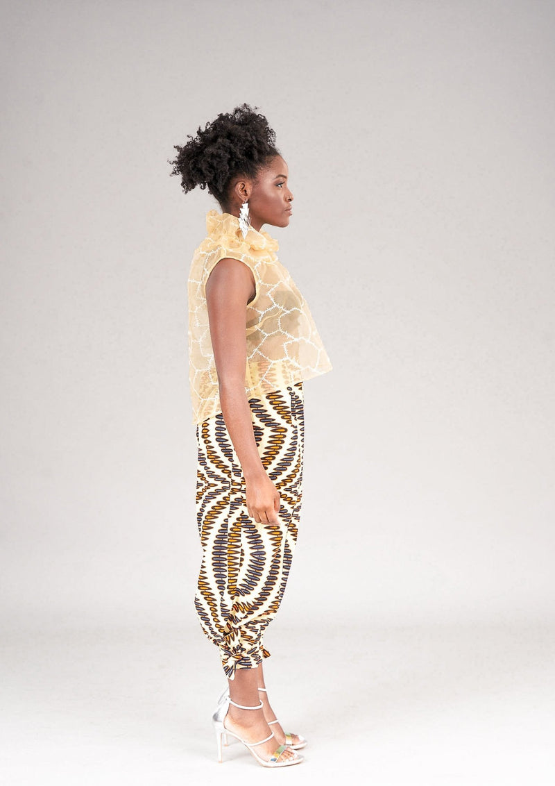 Akasi Rusched Neck Blouse ayamorrison