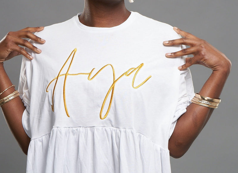 Coco Flirty Frill Dress ayamorrison