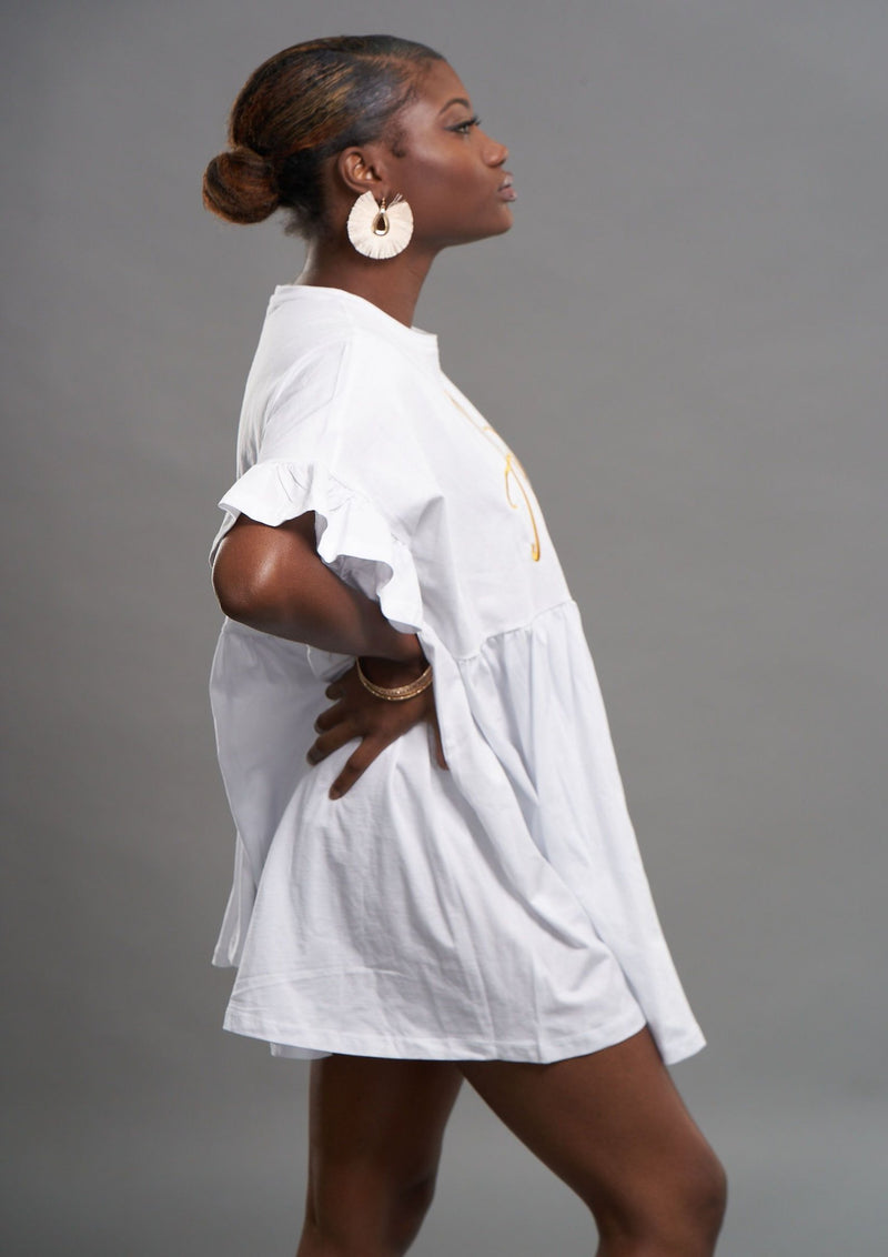 Coco Flirty Frill Dress ayamorrison